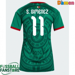 Mexiko Santiago Gimenez #11 Replik Heimtrikot Damen WM 2026 Kurzarm